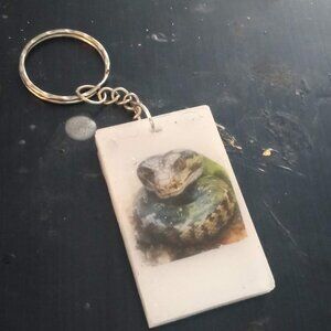 Handmade Snake Keychain
